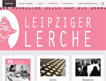 Tablet Screenshot of leipzigerlerche.com